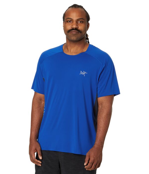 アークテリクス メンズ シャツ トップス Norvan Downword Logo Short Sleeve Vitality/Blackの通販は