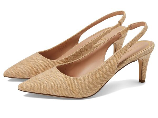 コールハーン レディース ヒール シューズ Vandam Sling Pump 65 Natural Raffia