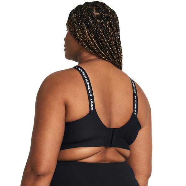 アンダーアーマー レディース ブラジャー アンダーウェア Plus Size Infinity Mid Impact Sports Bra Black/White