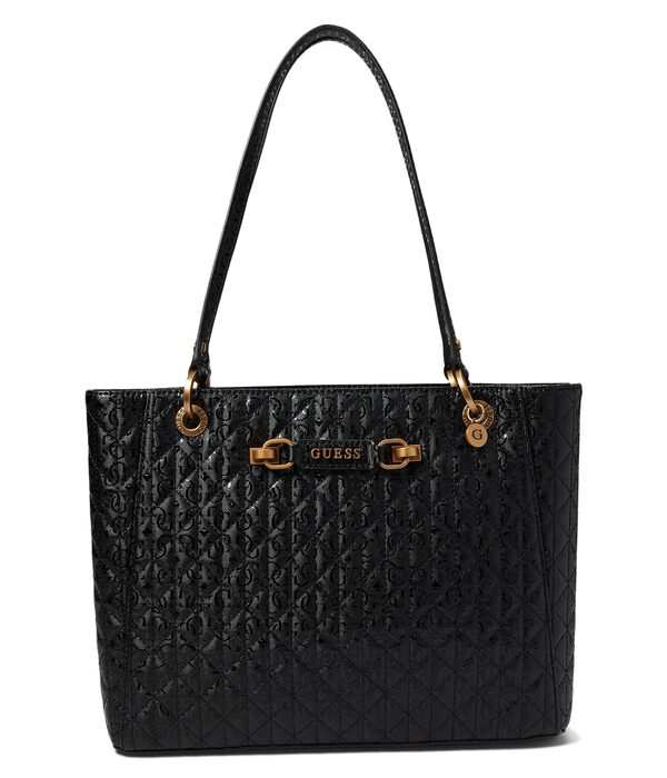 ゲス レディース ハンドバッグ バッグ Aventa Noel Tote Blackの通販は