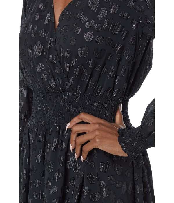 マイケルコース レディース ワンピース トップス Clip Jacquard Hank Midi Dress Black ワンピース