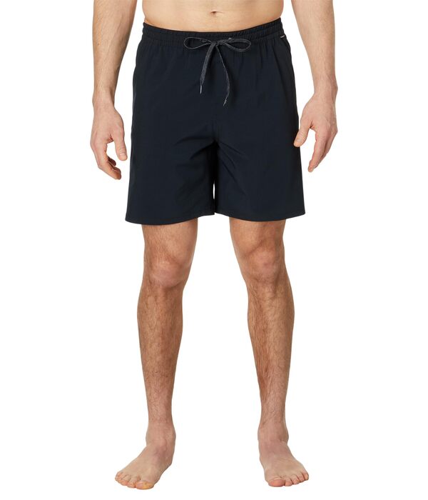 クイックシルバー メンズ ハーフパンツ・ショーツ ボトムス 18" Taxer Amphibian Shorts Black