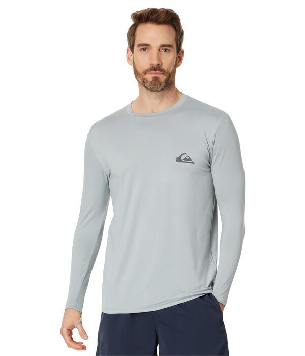 クイックシルバー メンズ トップのみ 水着 Everyday Surf Tee Long Sleeve Quarryの通販は