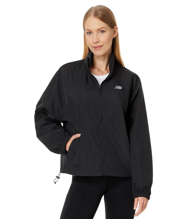 ニューバランス レディース コート アウター New Balance Women's Athletics Packable Jacket Blackの通販は