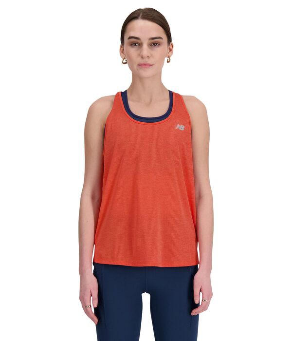 ニューバランス レディース シャツ トップス New Balance Athletics Tank Neo Flame Heath