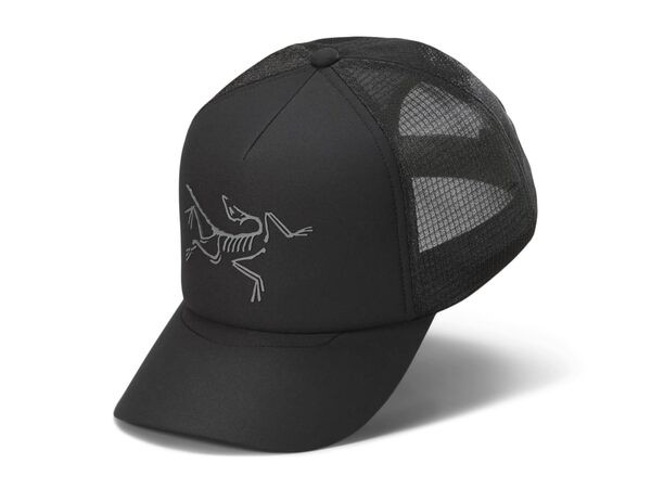 アークテリクス レディース 帽子 アクセサリー Bird Trucker Curved Black 1