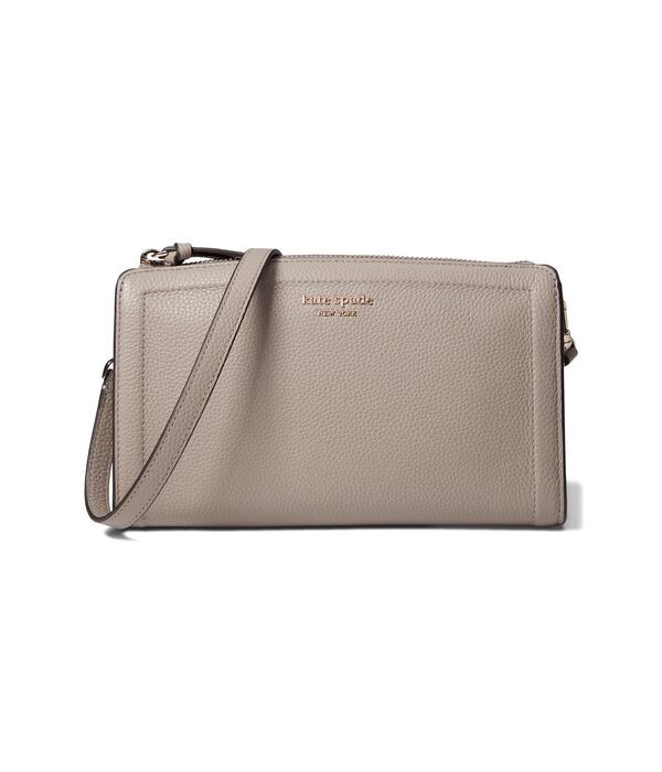 ケイトスペード レディース ハンドバッグ バッグ Knott Pebbled Leather Small Crossbody Warm Taupe