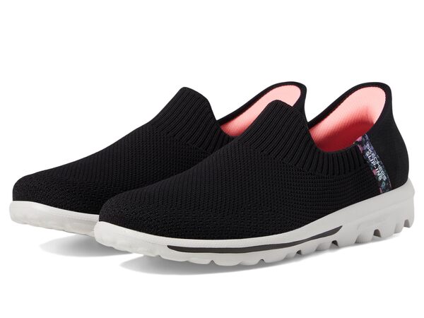 スケッチャーズ レディース スニーカー シューズ Go Walk Travel Tahiti Sunset Hands Free Slip-Ins Blackの通販は