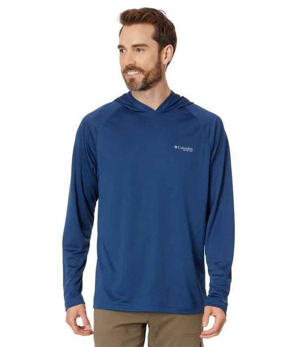 コロンビア メンズ シャツ トップス PFG Solar Stream Hoodie Carbon