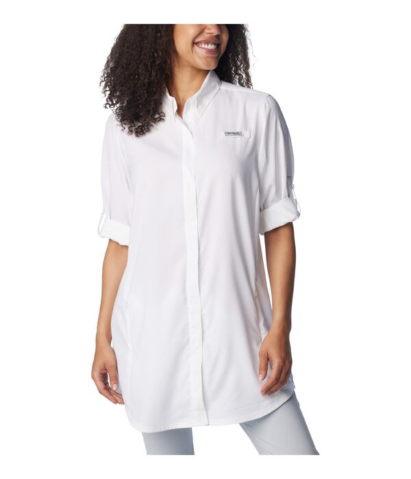 コロンビア レディース シャツ トップス Tamiami Long Sleeve Tunic Whiteの通販は 17,980円