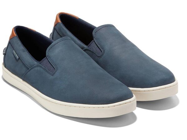 コールハーン メンズ スニーカー シューズ Nantucket Deck Slipon Navy Blazer Nubの通販は