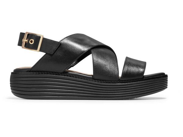 コールハーン レディース サンダル シューズ Originalgrand Platform Sandals Black/Black