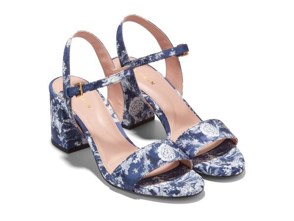 コールハーン レディース ヒール シューズ Josie Block Heel Sandal (65 mm) Navy Floral Priの通販は 23,660円
