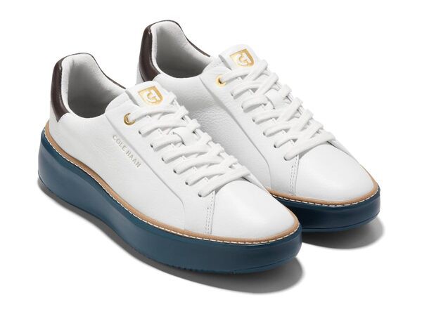 コールハーン レディース スニーカー シューズ GrandPro TopSpin Sneaker Optic White/Dar