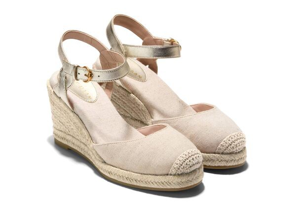コールハーン レディース ヒール シューズ Cloudfeel Espadrille Wedge 80 mm II Natural Linen/Sの通販は 28,350円