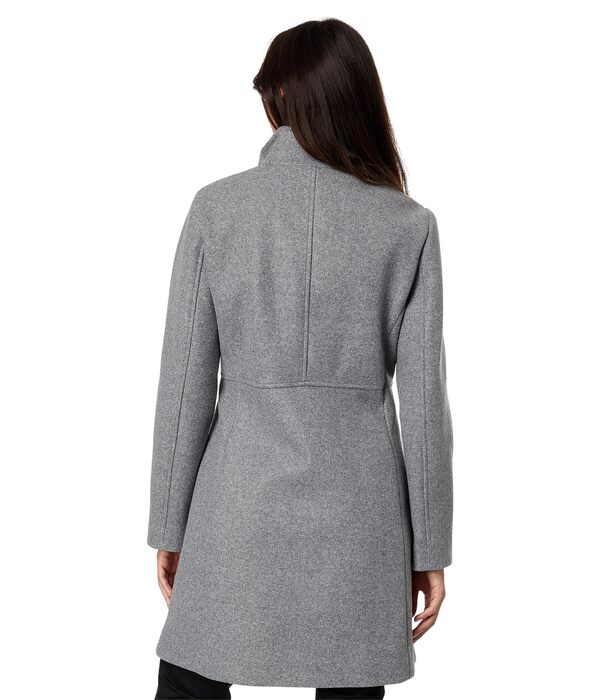 カルバンクライン レディース コート アウター Stand Collar Coat Medium Grey Melの通販は