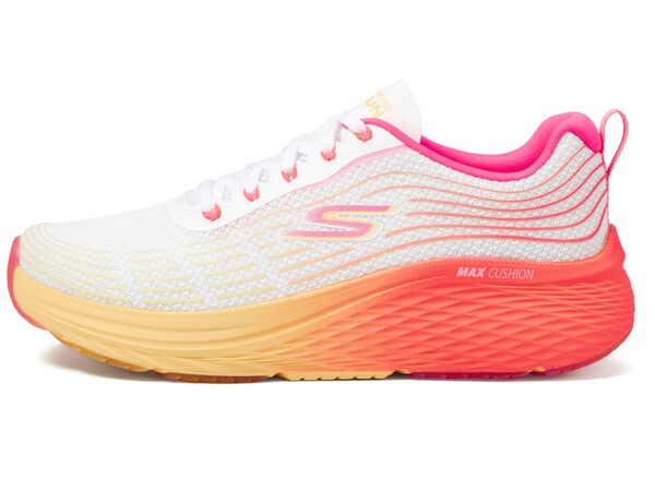 スケッチャーズ レディース スニーカー シューズ Max Cushioning Elite 2.0 Speed Play White/Pinkの通販は