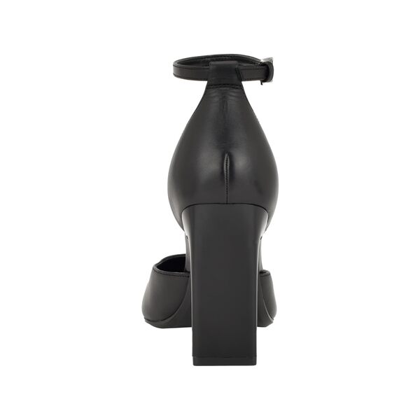 カルバンクライン レディース ヒール シューズ Carcie Black Leatherの通販は