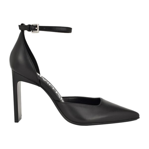 カルバンクライン レディース ヒール シューズ Carcie Black Leatherの通販は