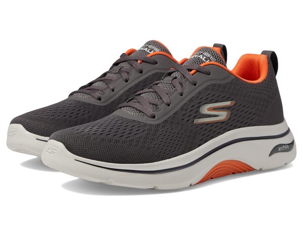 スケッチャーズ メンズ スニーカー シューズ Go Walk Arch Fit 2.0 Charcoal/Orangeの通販は 16,265円