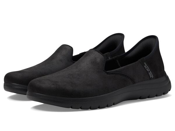 スケッチャーズ レディース サンダル シューズ On-The-Go Flex - Captivating Hands Free Slip-Ins Black/Blackの通販は