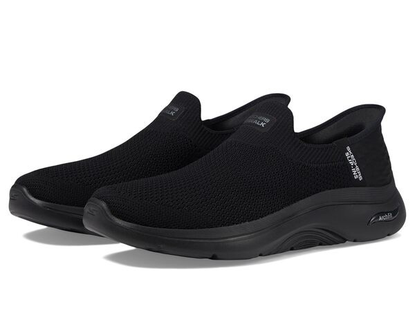 スケッチャーズ レディース スニーカー シューズ Go Walk Arch Fit 2.0 Val Hands Free Slip-Ins Blackの通販は