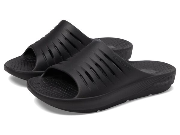 スケッチャーズ レディース サンダル シューズ GO Recover Refresh Slide Arch Fit - Contend 3 PT Black/Blackの通販は 11,506円