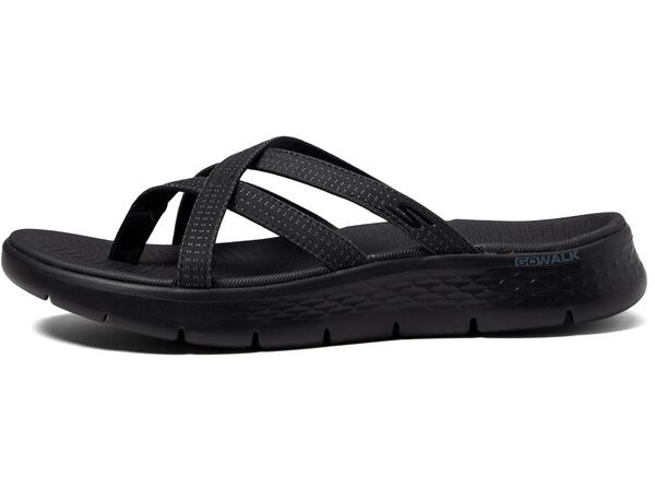 スケッチャーズ レディース サンダル シューズ Go Walk Flex Sandal Black/Black