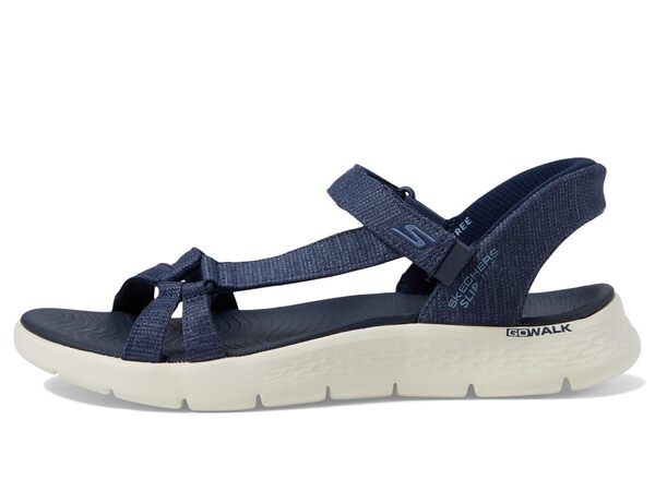 スケッチャーズ レディース サンダル シューズ GO WALK Flex Sandals - Illuminate Hands Free Slip-Ins Navy