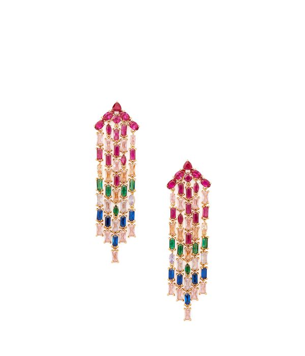 ケイトスペード レディース ピアス・イヤリング アクセサリー Fringe Statement Earrings Multiの通販は