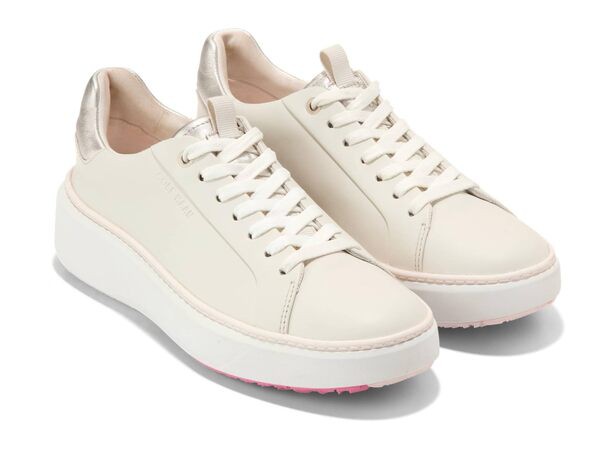 コールハーン レディース スニーカー シューズ GrandPro TopSpin Golf Silver Birch/Caの通販は