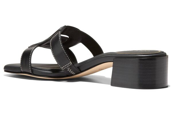 コールハーン レディース ヒール シューズ Chrisee Block Heel Sandal Black Leather