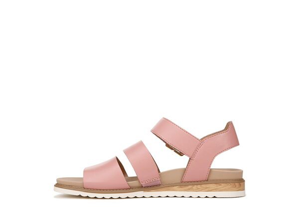 ドクター・ショール レディース サンダル シューズ Island Glow Strappy Flat Sandal Rose Pink