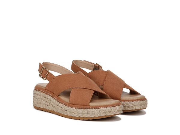 ドクター・ショール レディース サンダル シューズ Ember Espadrille Sandal Chip Brown Micr