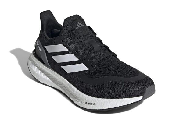 アディダス レディース スニーカー シューズ Pureboost 5 Running Shoes Black/White/Gre