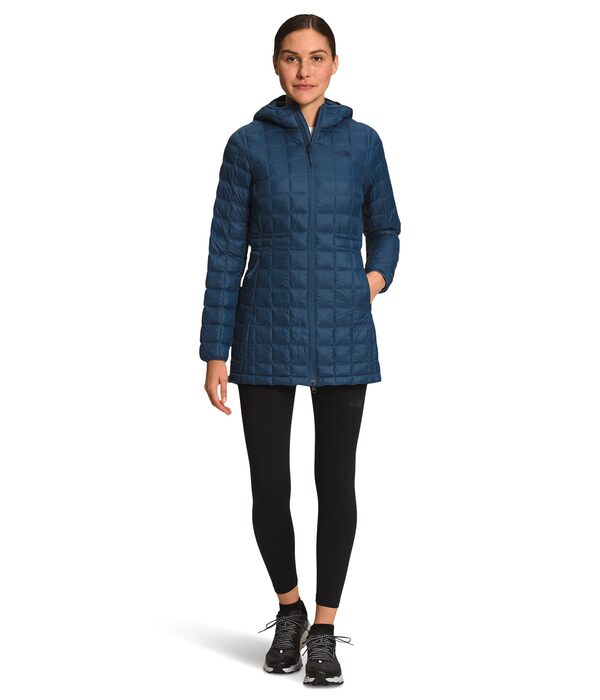 ノースフェイス レディース コート アウター ThermoBall Eco Parka Shady Blue-NPFの通販は