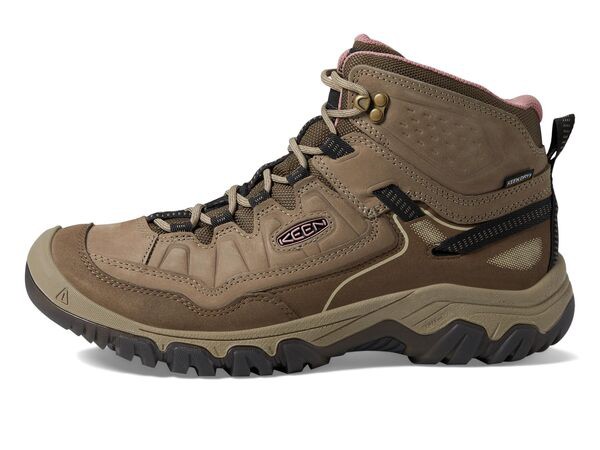 キーン レディース ブーツ・レインブーツ シューズ Targhee 4 Mid Height Durable Comfortable Waterproof Brindle/Nostalg