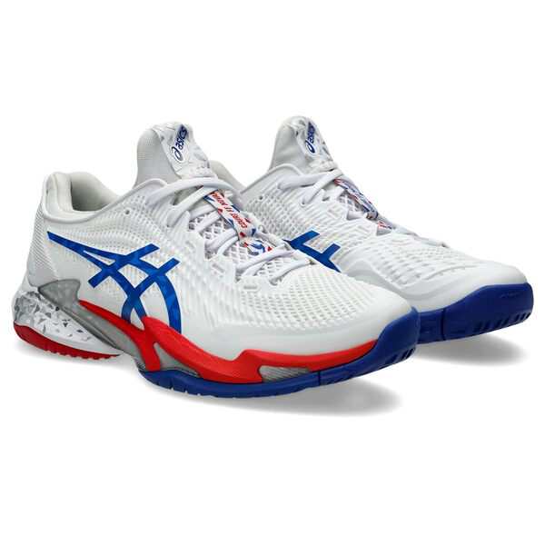 アシックス メンズ スニーカー シューズ Court FF 3 Novak White/Asics Blu