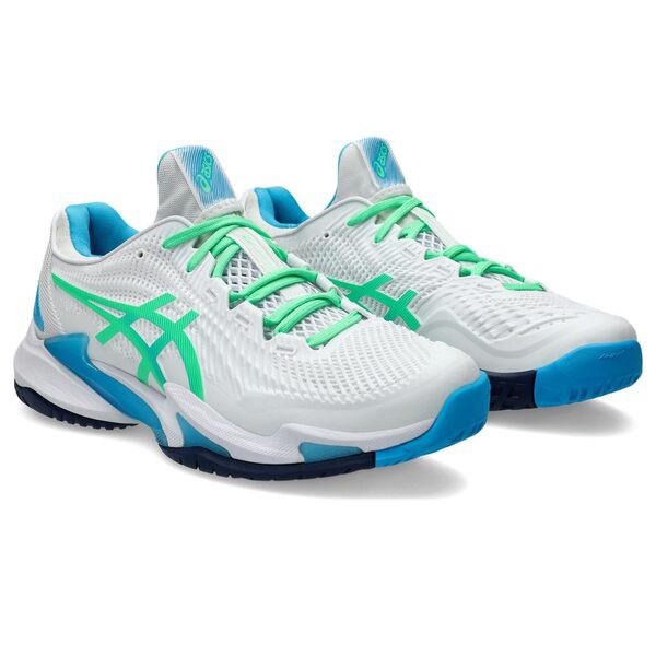アシックス メンズ スニーカー シューズ Court FF 3 White/New Leafの通販は