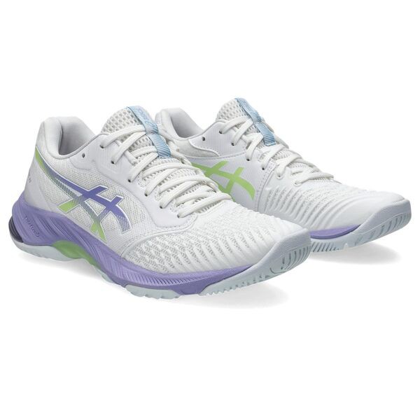 アシックス レディース スニーカー シューズ Netburner Ballistic FF 3 Volleyball Shoe White/Vapor