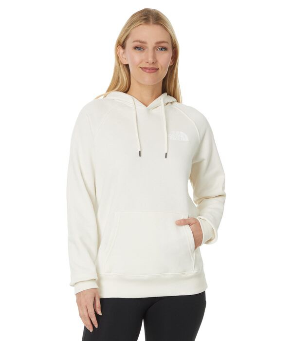 ノースフェイス レディース パーカー・スウェット アウター Box NSE Pullover Hoodie White Dune/Mult