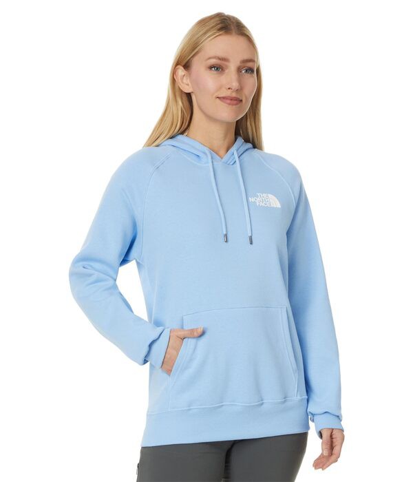 ノースフェイス レディース パーカー・スウェット アウター Box NSE Pullover Hoodie Cornflower
