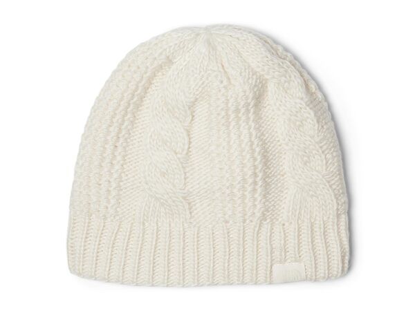 ノースフェイス レディース 帽子 アクセサリー Oh Mega Lined Beanie White Dune