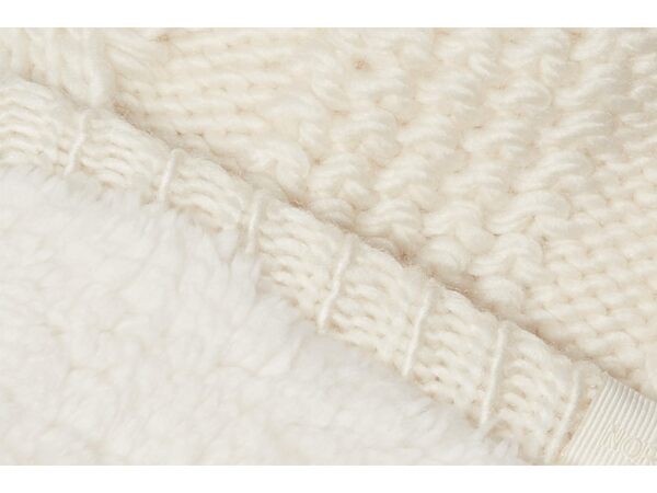 ノースフェイス レディース 帽子 アクセサリー Oh Mega Lined Beanie White Dune