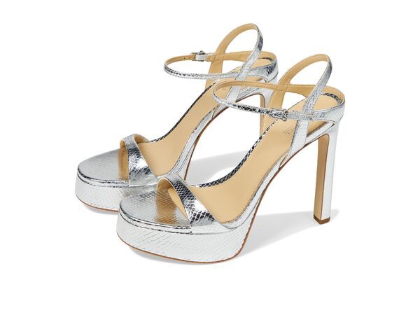 マイケルコース レディース ヒール シューズ Amara Platform Silver