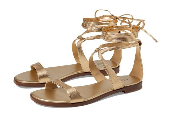 マイケルコース レディース サンダル シューズ Amara Flat Sandal Pale Gold