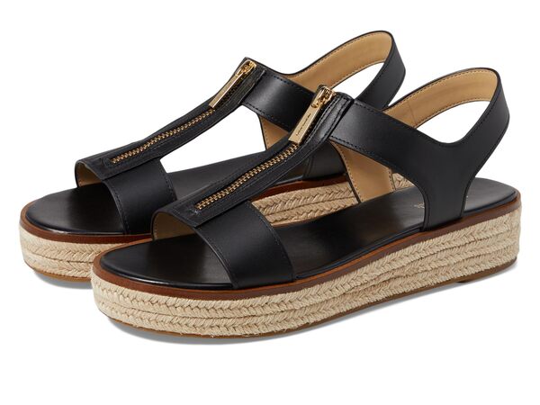 MICHAEL KORS BERKLEY ブラウンレザーサンダル MICHAEL KORS BERKLEY ブラウンレザーサンダル