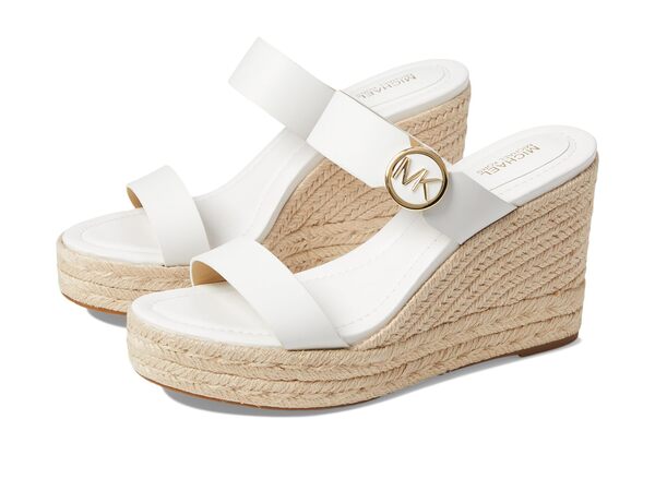 マイケルコース レディース ヒール シューズ Lucinda Wedge Optic Whiteの通販は 28,712円