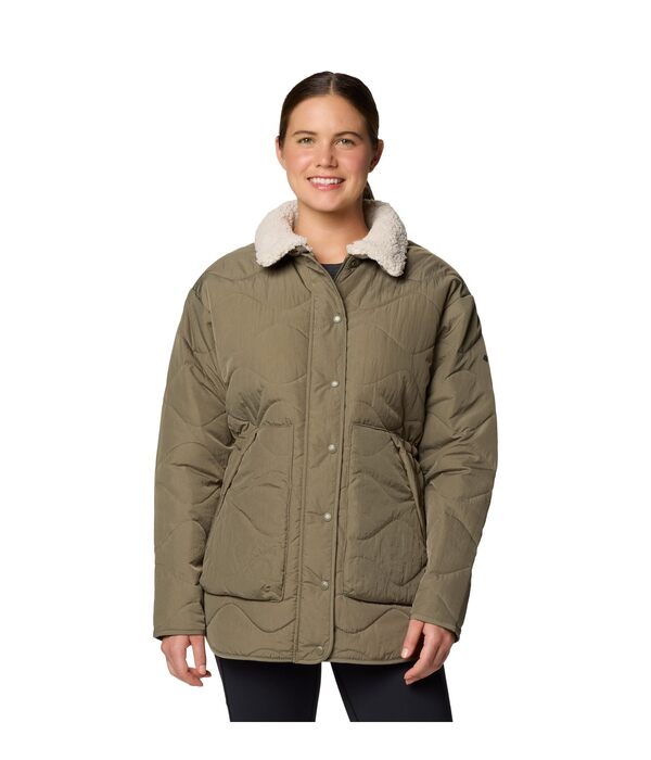 コロンビア レディース コート アウター Birchwood II Quilted Jacket Stone Greenの通販は