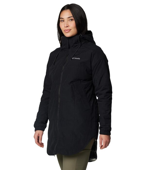 コロンビア レディース コート アウター Chatfield Hill II Novelty Jacket Black/Chalk Ombの通販は